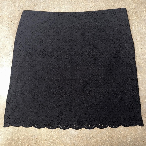J. Crew Skirts J Crew Eyelet Skirt Poshmark